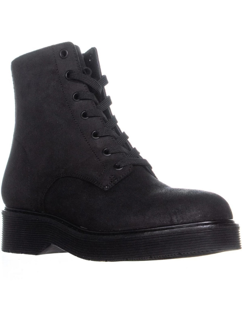 Vince ‘Monastir’ Lace-Up Combat Boots - Black, Women’s 8